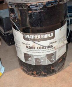 Roof Coating - opened pail