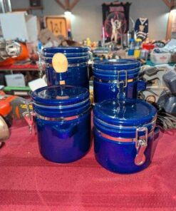 Blue Canister set