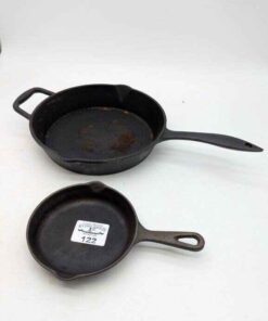 Lagostina and Philippe Richard Cast iron skillets