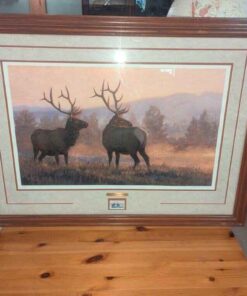 Sunrise at Gibbon Meadows limited edition print and stamp by Leon Parson