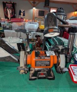 Wen Bench Grinder with task light