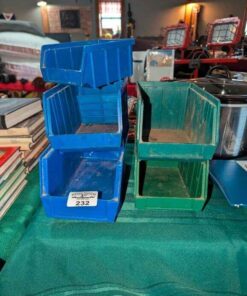 Stackable plastic organizers