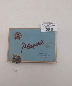 Players Cigarette tin