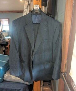 Pinstripe suit: Jacket and pants