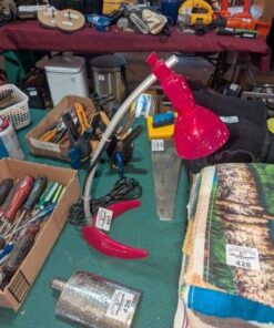 Ikea Morker red desk lamp