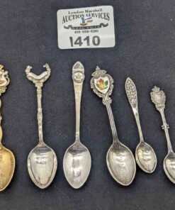 Sterling collector spoons(6)