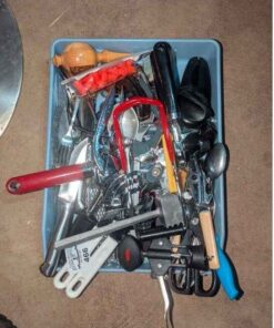 Assorted kitchen utensils