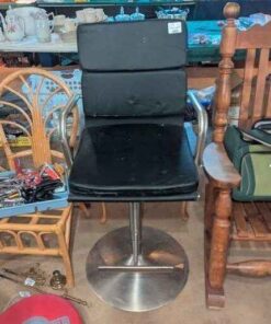 High back stool