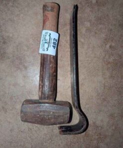 Mallet and pry bar