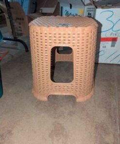 Plastic Rattan Stool