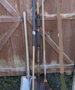 Push Broom Shovels and rake