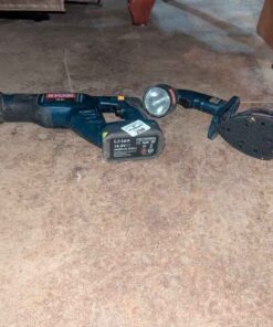 Ryobi reciprocating saw, detail sander & flashlight