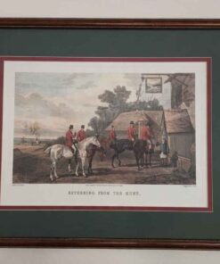 "RETURNING FROM THE HUNT" PAINTING