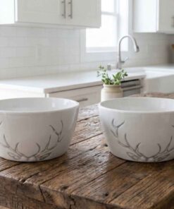 RUSTIC CERAMIC MUESLI BOWLS