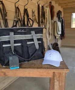 SHEDROW SIGNATURE TOTE & WHITE BALL CAP