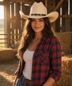 STRAW COWBOY HAT - SM / MED