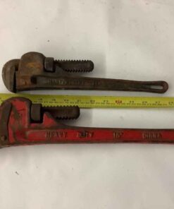Pair of Heavy Duty Pipe Wrenches