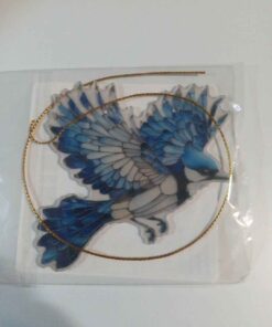 4 inch blue Jay window or Wall hanging
